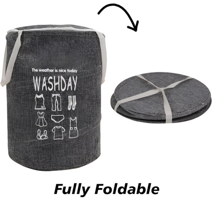 سلة غسيل قابلة للطي صغيرة