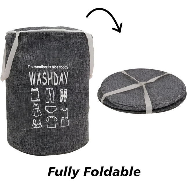 سلة غسيل قابلة للطي صغيرة