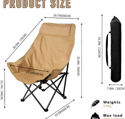 High Back Folding Camping Chair LB-20818