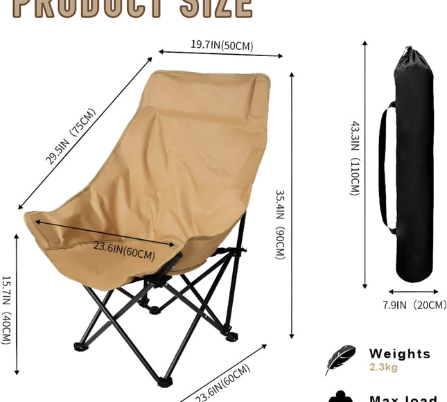 High Back Folding Camping Chair LB-20818