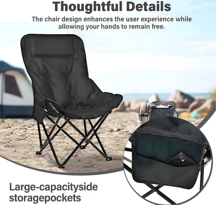 High Back Folding Camping Chair LB-20818