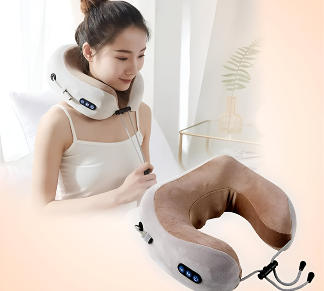 U-Shaped Neck Massage Pillow