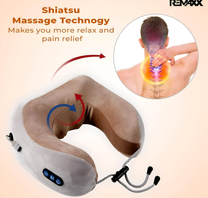 U-Shaped Neck Massage Pillow