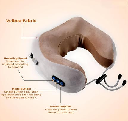 U-Shaped Neck Massage Pillow