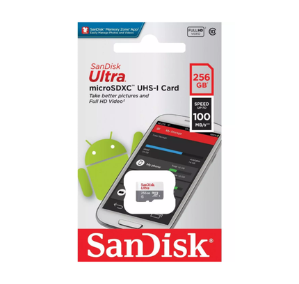 Sandisk Ultra Micro Sdxc Card 256Gb