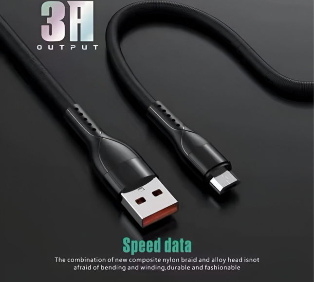 United Micro Usb Cable 3A Nylon
