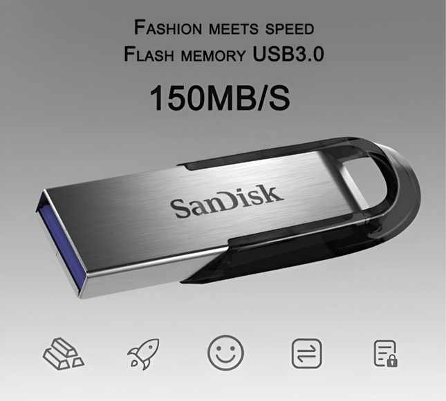 SanDisk 128GB Ultra Flair USB 3.0 Flash Drive
