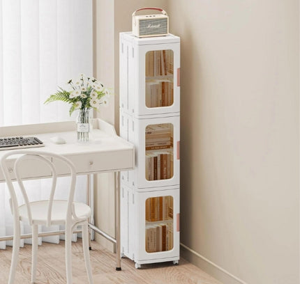 Multifunctional Narrow Storage Cabinet 3 Tier
