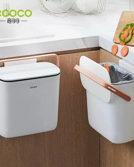 Wall Hanging Trash Bin Basket