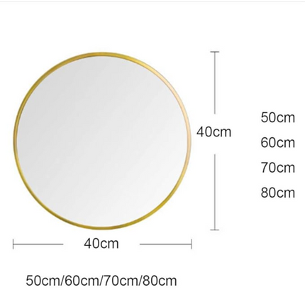 Wall Hanging Mirror Round Shape