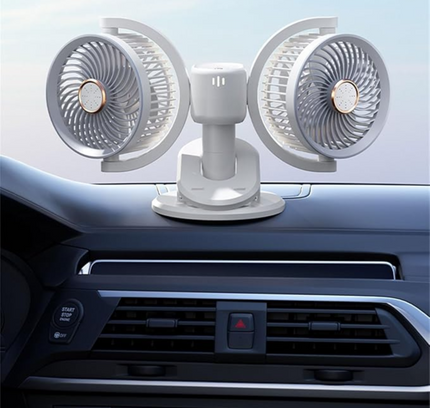 Double Head Clip on Circulation Fan