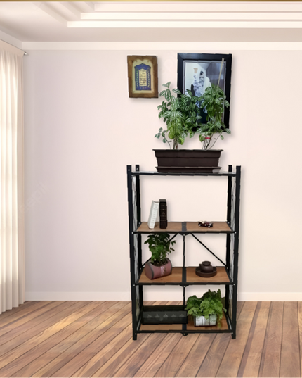 Kitchen Rack 4 layer wooden shelf