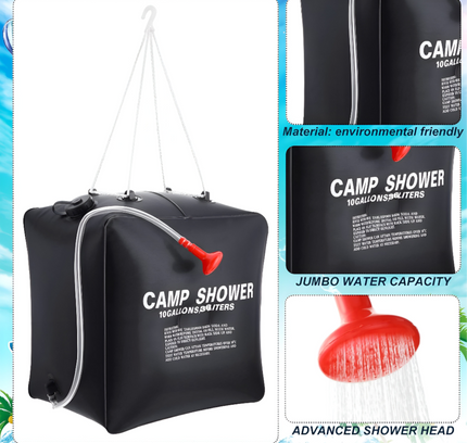 حقيبة استحمام للتخييم سعة 36 لترًا
