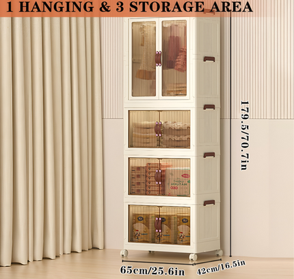 خزانة تخزين قابلة للطي كبيرة