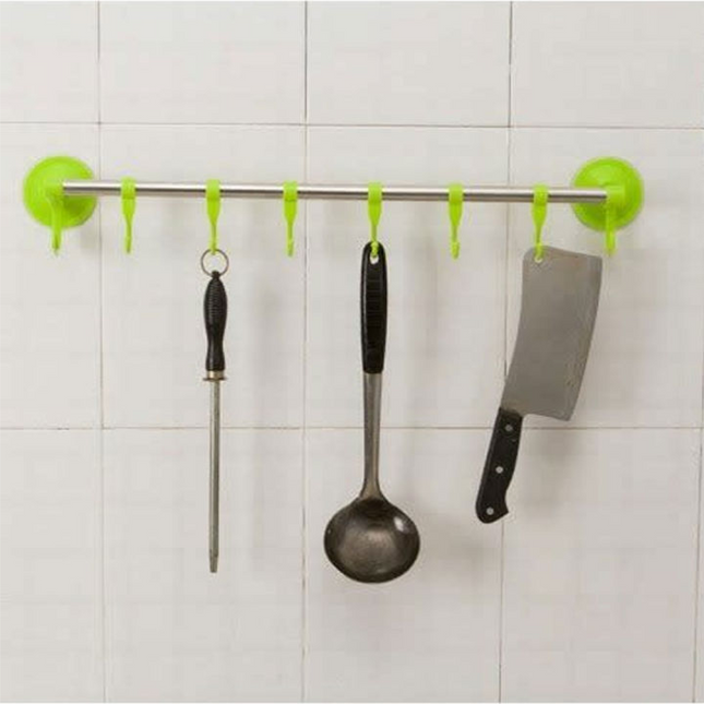 Wall Attachable Towel hanger 6 Hook