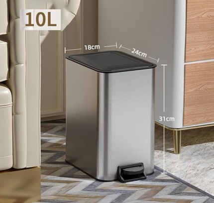 Stainless Steel Trash Can 10 Liter