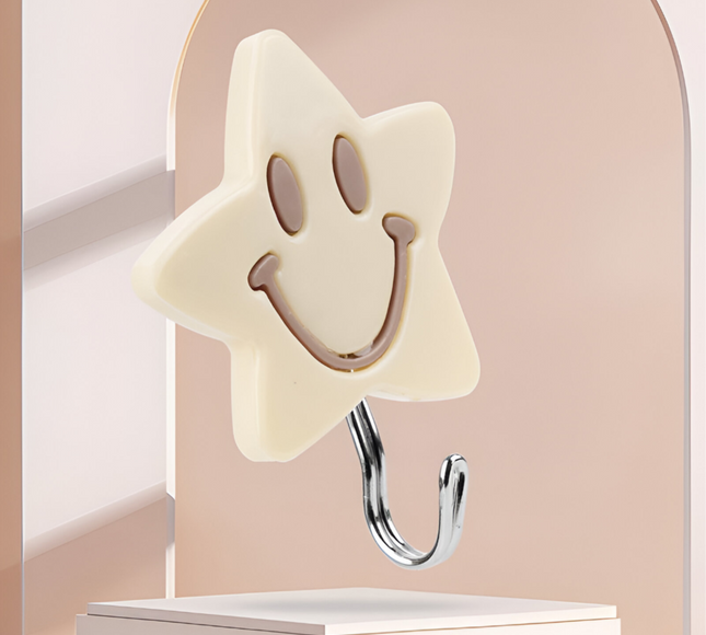 خطاف حائط متعدد الأغراض على شكل ابتسامة