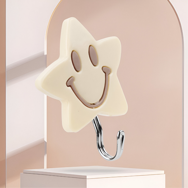خطاف حائط متعدد الأغراض على شكل ابتسامة