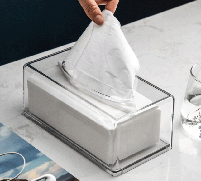 JIiham Acrylic Tissue Box
