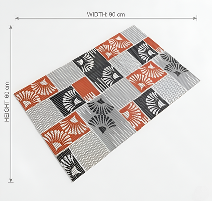 Geometric Printed Floor Mat