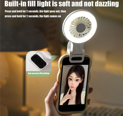 Cell Phone Clip Fan