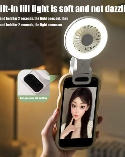 Cell Phone Clip Fan