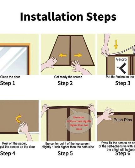 Magnetic Fly Net Door