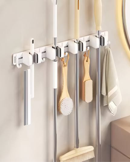 Wall Mounted Mop & Broom Holder