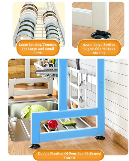 Kitchen Sink Rack With Door