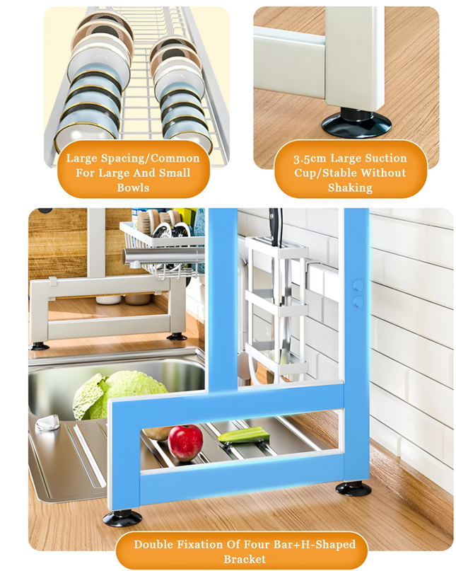 Kitchen Sink Rack With Door