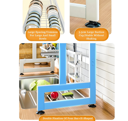 Kitchen Sink Rack With Door