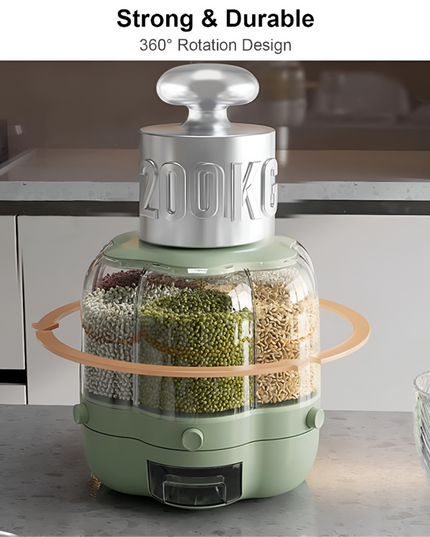 برميل أرز دوار 360 درجة