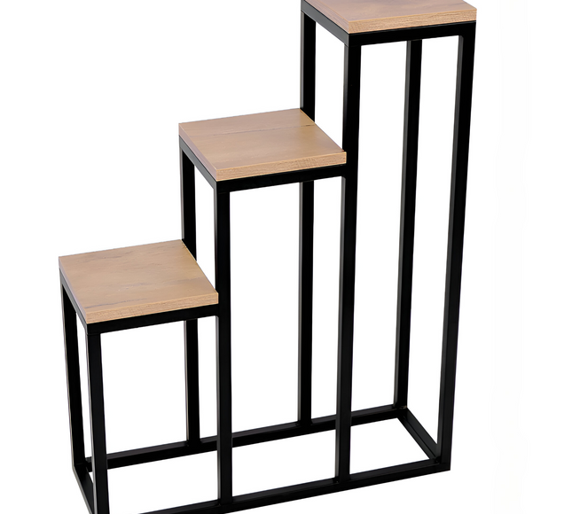 Plant Stand Wooden 3 Shelf