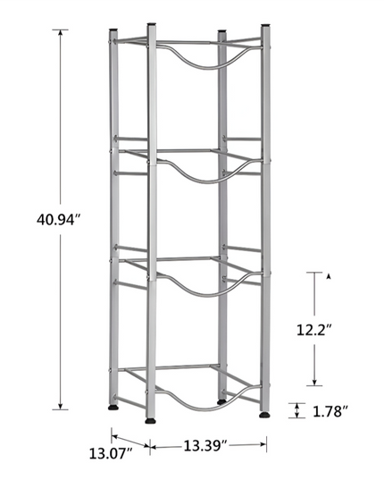 Water Bottle Rack 4 Layer