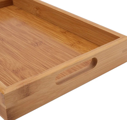 Bamboo Serving Tray Rectangular 3 Set Nd-33893P
