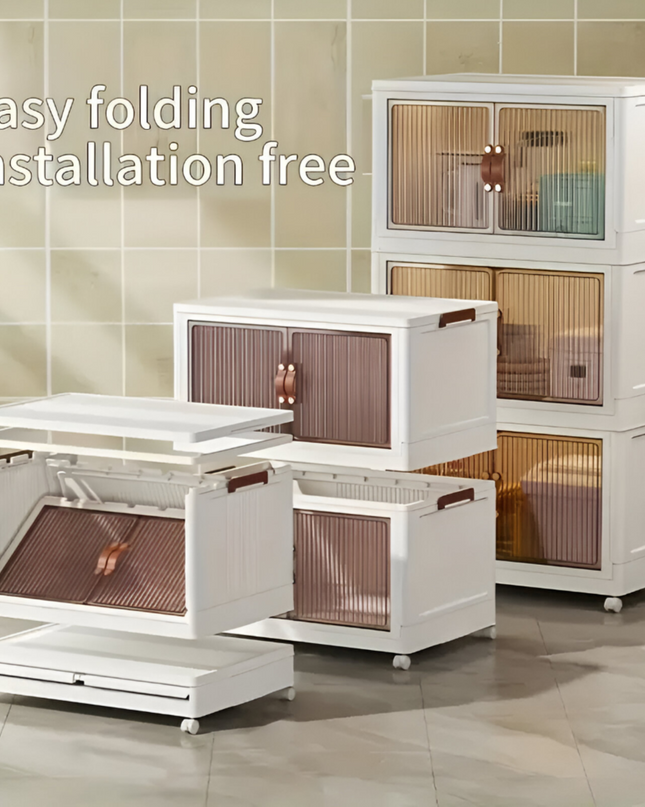 Foldable Storage Cabinet 3 Layer