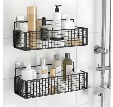 Wall Hanging Metal Storage Rack 1pcs