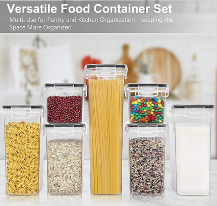 Food Storage Containers With Lids, 7 Pcs Set
