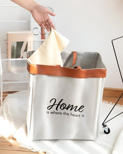 Foldable Laundry Basket Metal Stand with wheels