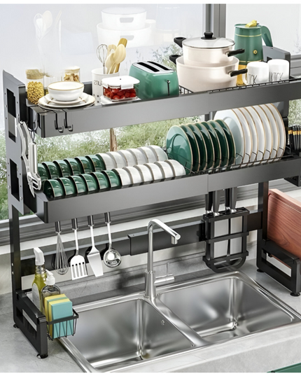 Kitchen Sink Rack Double Adjustable