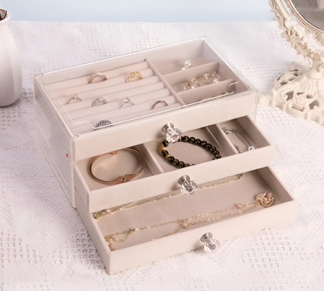 Multilayer Jewelry Organizer Box