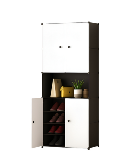 Shoe Rack with Wardrobe