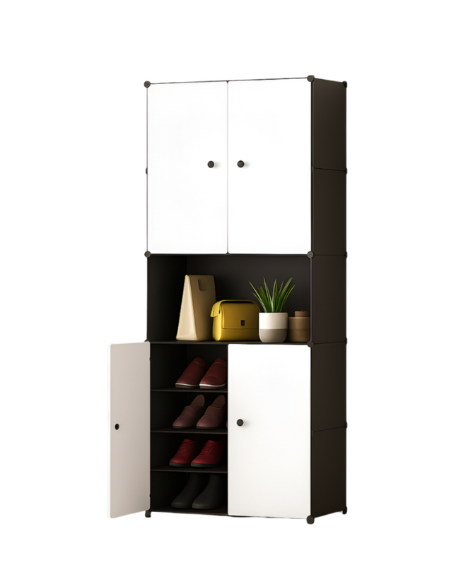 Shoe Rack with Wardrobe