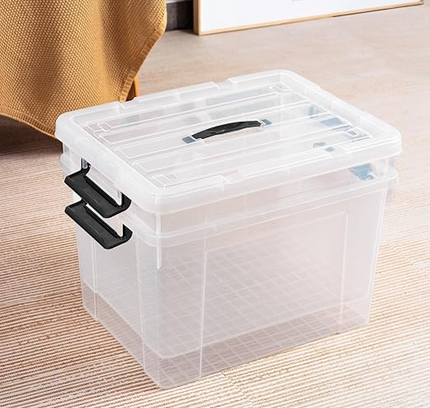 Plastic Transparent Storage Box Small