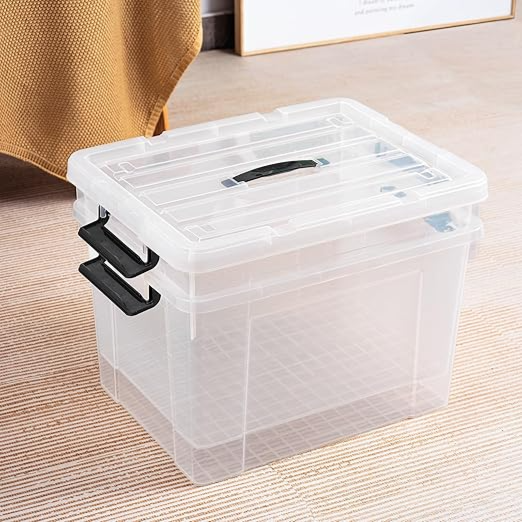 Plastic Transparent Storage Box Small 25L