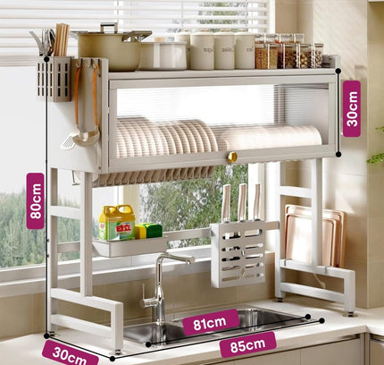 Kitchen Sink Rack With Door