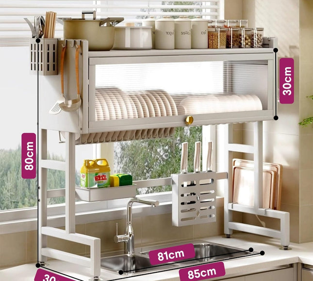 Kitchen Sink Rack With Door