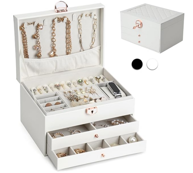 Jewelry Storage Box Three Layer