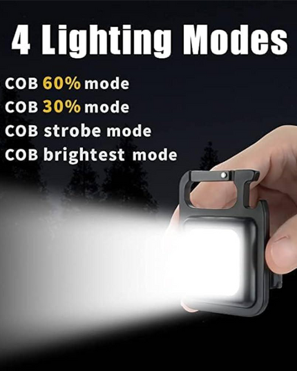 Mini Rechargeable Led Light with Key Chain
