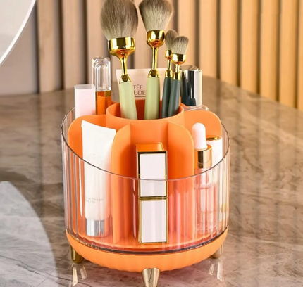 Makeup Brush Holder Oragnizer With Lid